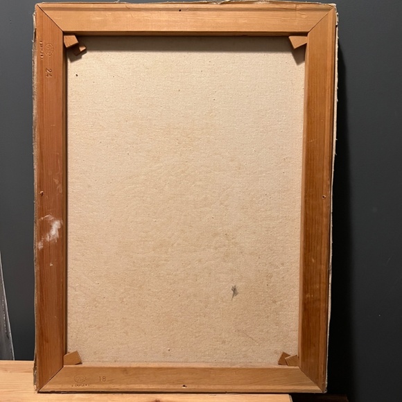 VINTAGE W.C. FIELDS ORIGINAL OIL ON CANVAS PAINTING SIGNED BY ARTIST FLO - Picture 7 of 13